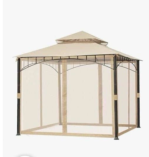 Ginger Snap Replacement Mosquito Netting (Deluxe Version) For Summer Breeze Soft Top Gazebo (11X11 Ft) D-GZ136PST-F Sold At Home Depot