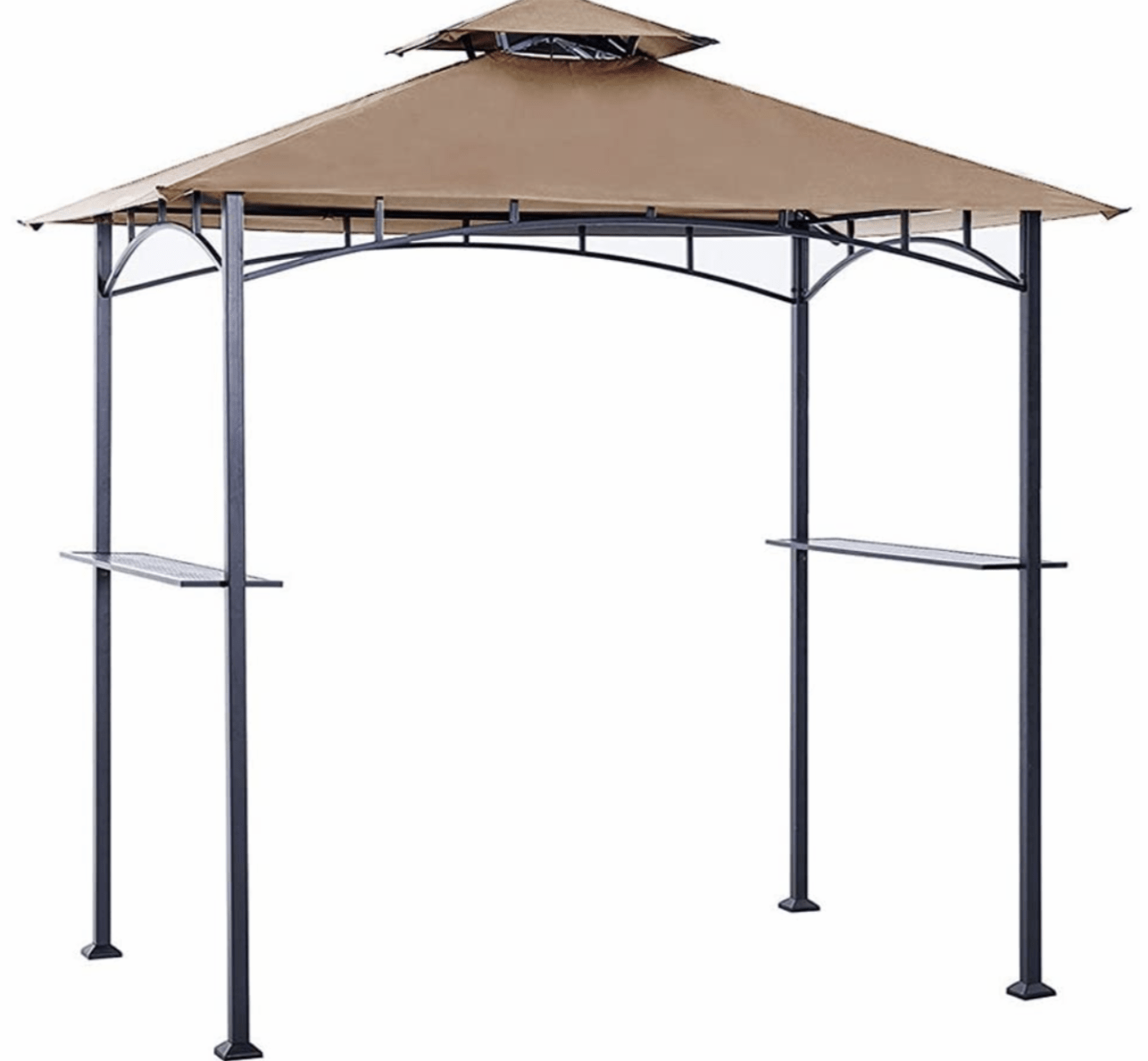 8' X 5' Grill Shelter Replacement Canopy roof ONLY FIT for Gazebo Model A111006000 Beige