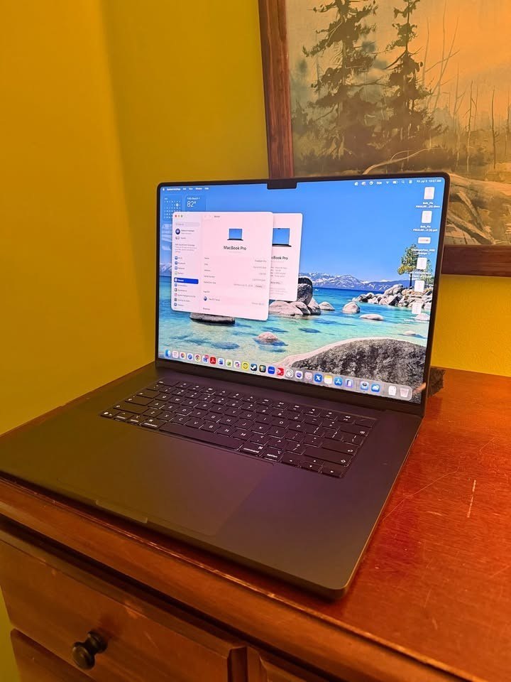 MacBook Pro 16-inch M5 Max with 128gb ram and 4tb ssd. 2 year Micro Center