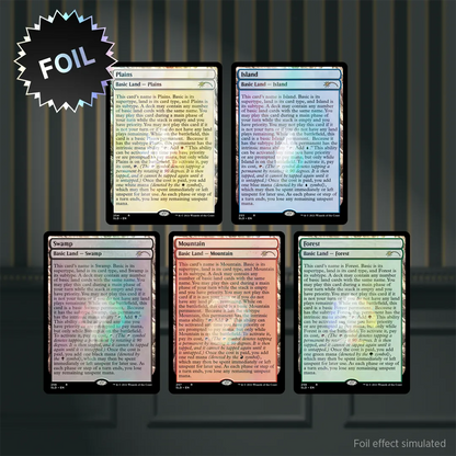 Secret Lair Drop - The Full-Text Lands [Foil Edition]