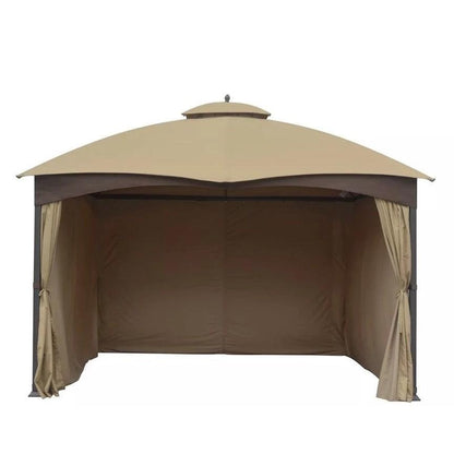 Asheville 10 x12  full set gazebo curtains 4 sides with zippers