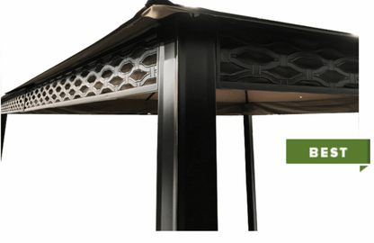 Domed Gazebo Refresh kit Canopy, Curtain , Screen Set Model L-GZ18PST-A