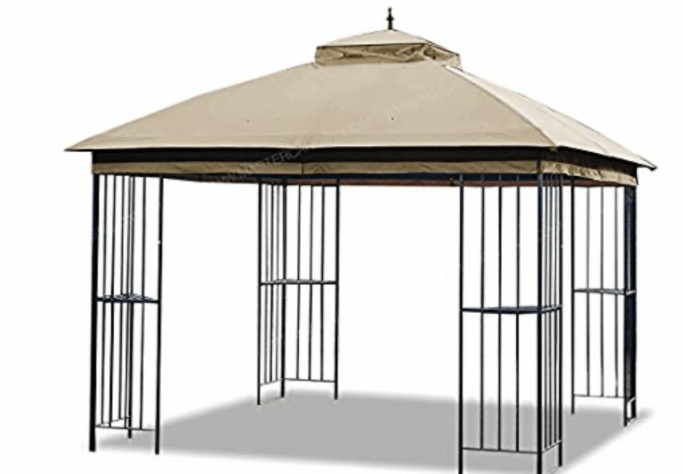 Gazebo 10x10 Allen and Roth Replacement canopy and vent cover set model L-GZ039PST-G RIPLOCK 350
