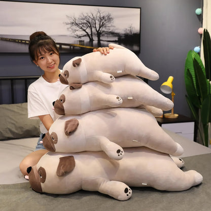 Lazy Pug Loaf Plush