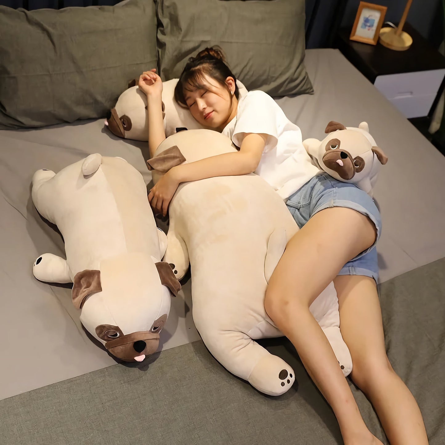 Lazy Pug Loaf Plush