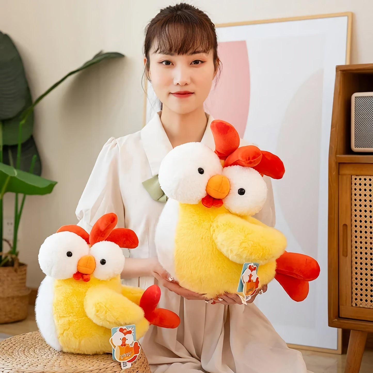Plump Pecky Stuffed Plushie