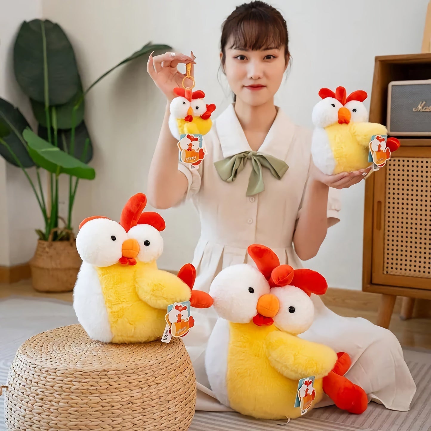 Plump Pecky Stuffed Plushie